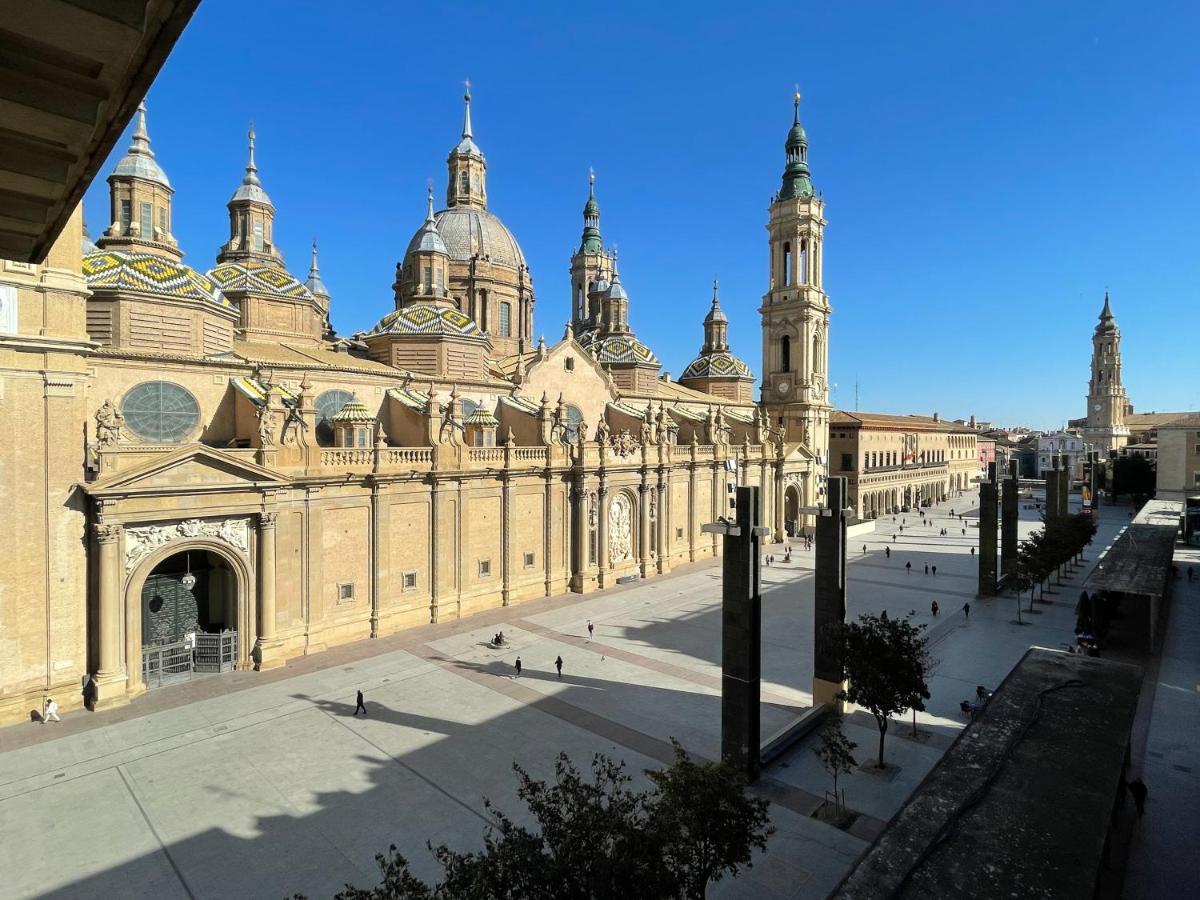 Az El Balcon A La Basilica II - Vistas Inmejorables A La Basilica Del Pilar! Lägenhet Zaragoza Exteriör bild